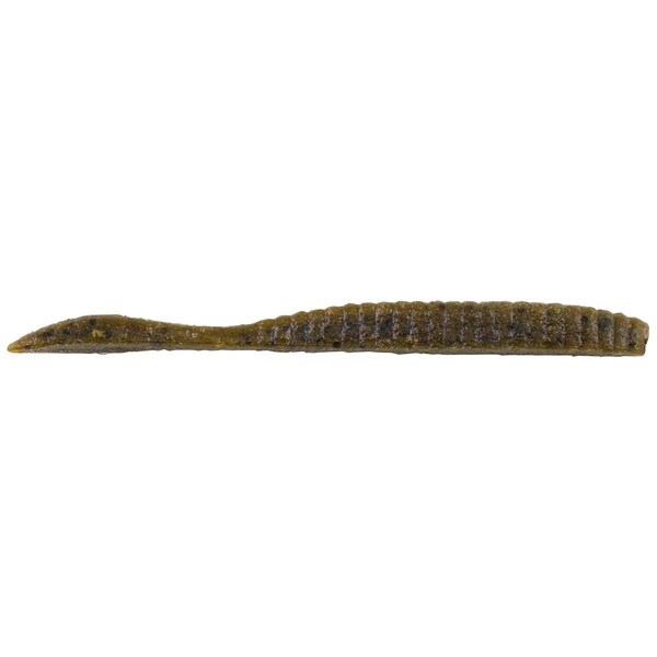 Berkley 4.25 in. Mxscent Flat Worm Powerbait, Green Pumpkin 1520710 - main